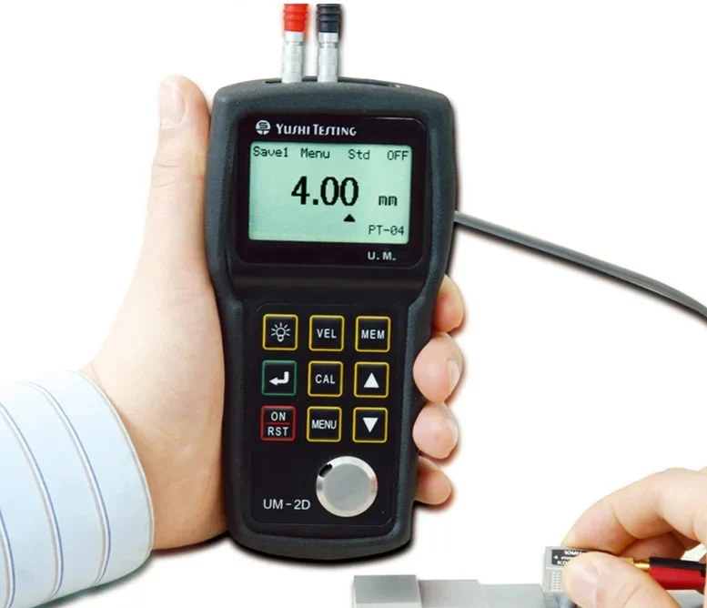 

Ultrasonic Through Coating Thickness Gauge 0.8-300 Mm Measurement Range PT-08 Probe for Metal, Plastic Thickness