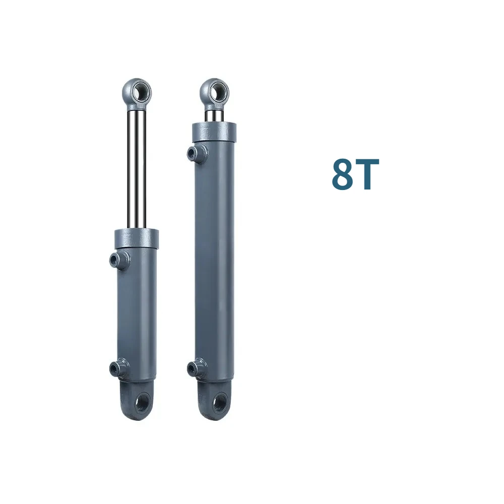 

8-тонный гидравлический цилиндр, телескопическая масляная верхняя двойная серьга