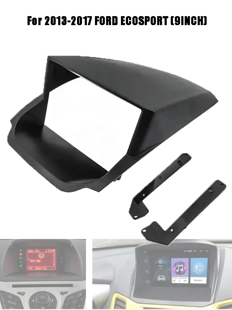 For 2013-2017 FORD ECOSPORT (9INCH)Car Radio Fascias Android GPS MP5 Stereo Player 2 Din Head Unit Panel Dash Frame Installation - view 5