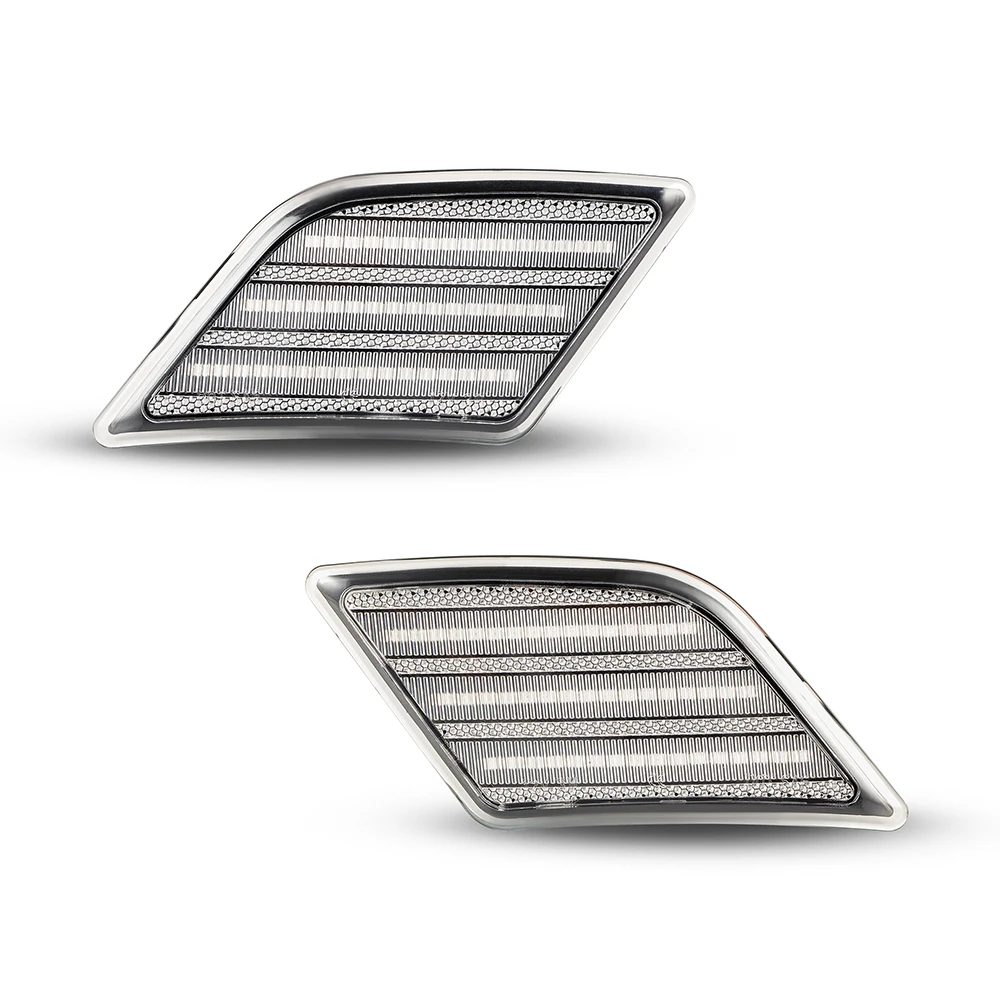 2pcs Car Front Bumper Side Marker Light For 2008 2009 2010 2011 Mercedes Benz W204 C300 C350 C-Class 2048200121