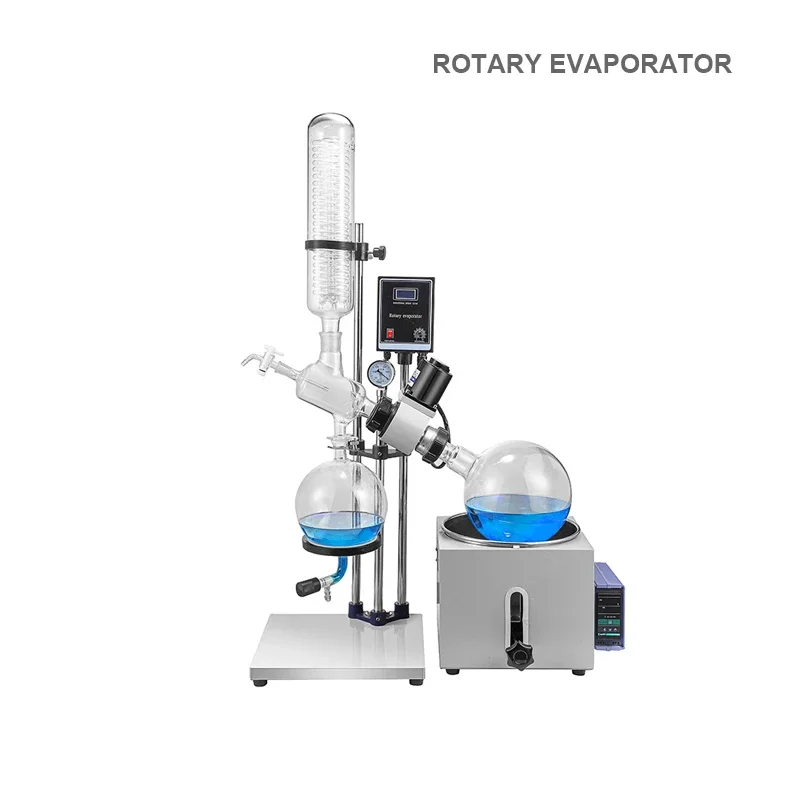 1000W 2L/1L Rotary Evaporator With LCD Screen RE-201 Vacuum Distillation Purification Crystallization