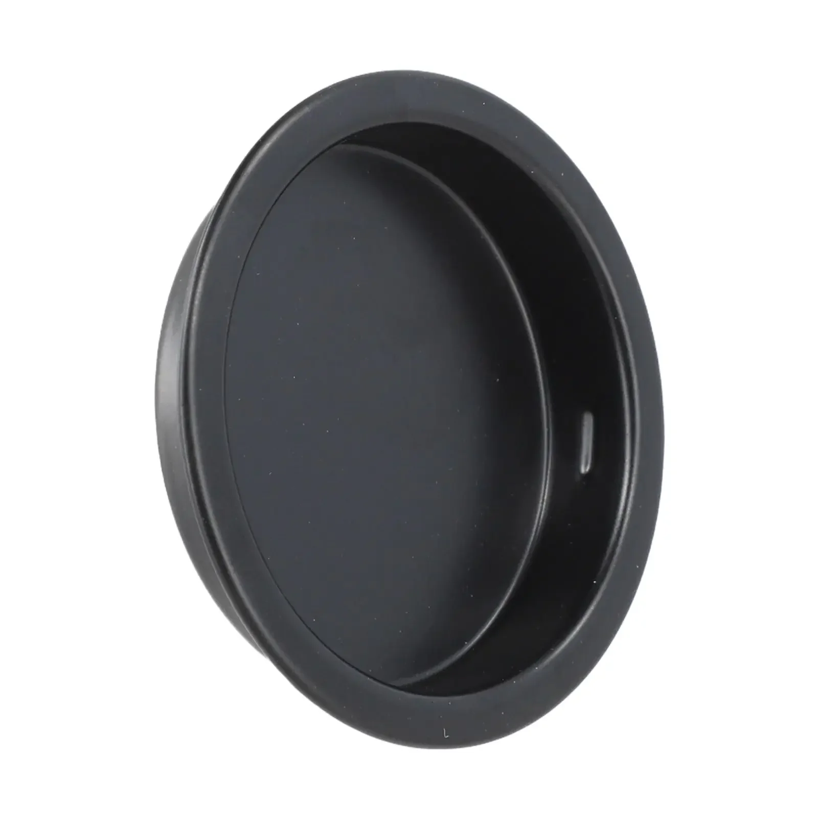 Recessed Circular Iron Handle For Sliding Doors Used On Closet Cabinet And Pocket Door Panels With Minimal Protrusion