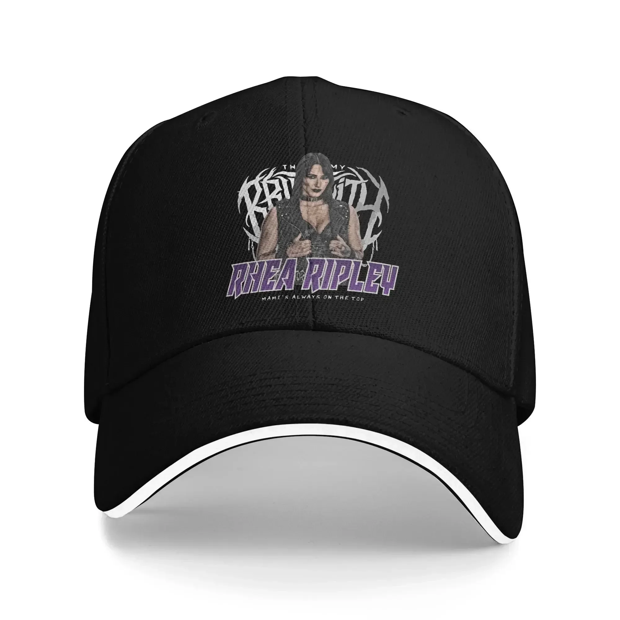 Bootleg Design Rhea Ripley Wrestling Wrestler Baseball Cap Couple Women Design Trucker Hat Summer Dropshipping Baseball Caps