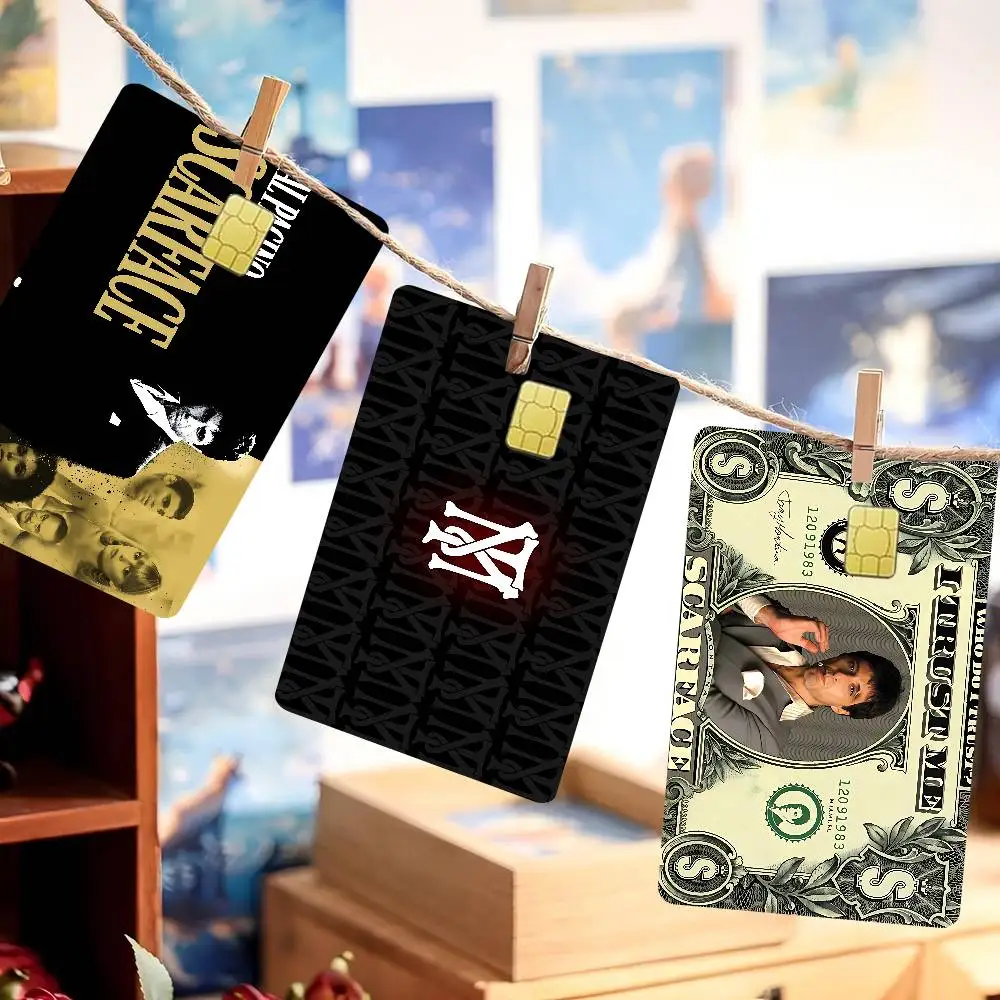 Retro S-Scarface 100% Hot Sale Amine Credit Debit Bank Card Bus Card Film Skin Sticker