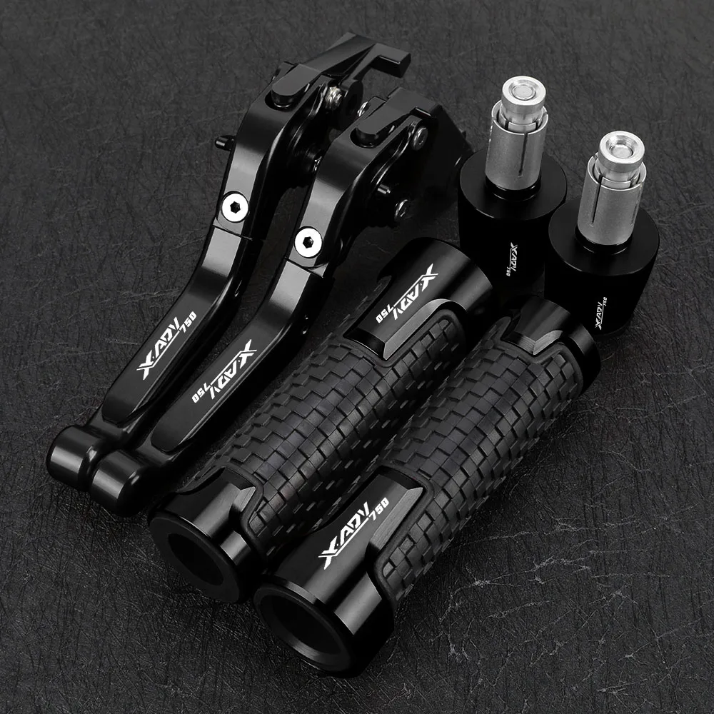 

X-ADV 750 Motorcycle Accessories CNC Folding Brake Clutch Levers Handlebar Grip End FOR HONDA XADV X ADV 750 2021 2022 2023 2024