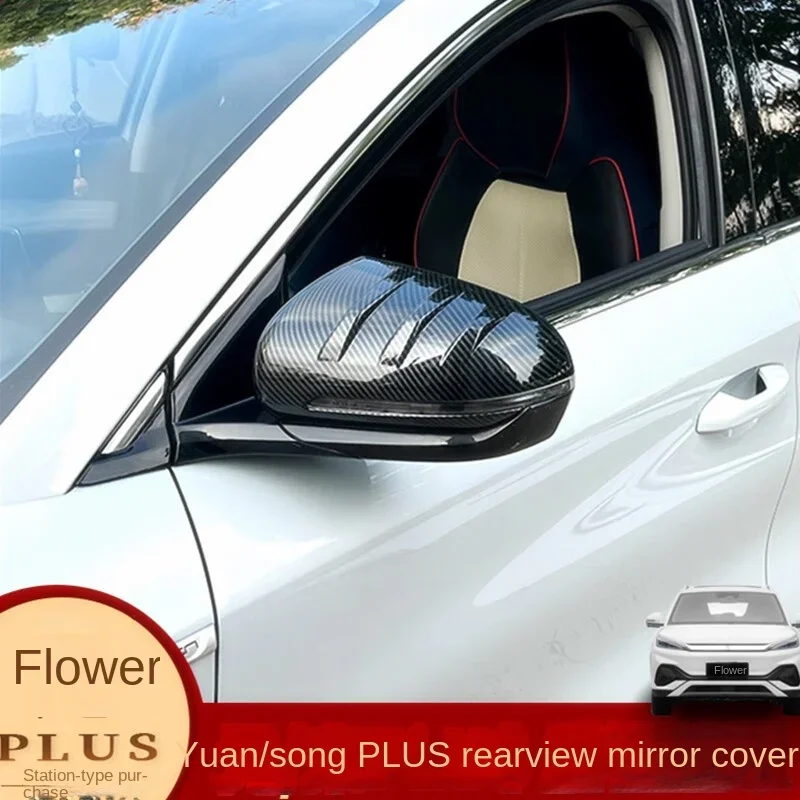 BYD Yuan plus Song plus Modified Rear View Mirror Cover Rearview Mirror Protective Cover Anti-Collision Shell Scratch Re