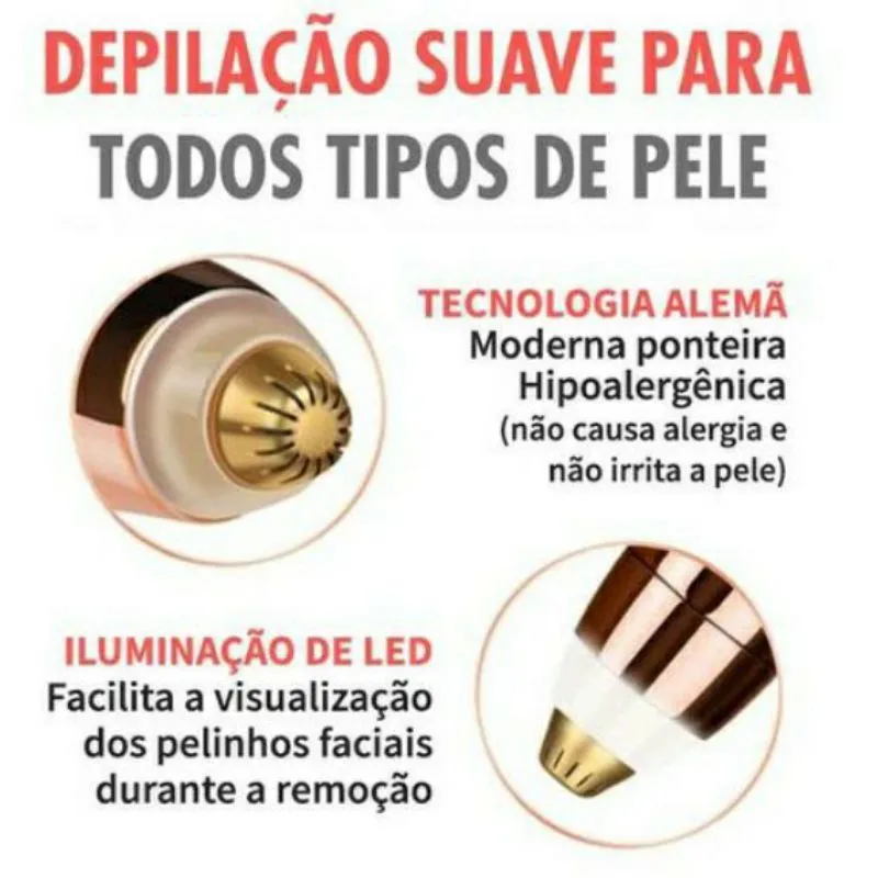 1pc Rasoio sopracciglia elettrico Depilazione di sicurezza Epilatore per sopracciglia Caricatore USB Mini Shaper Rasoio Depilazione Bellezza indolore