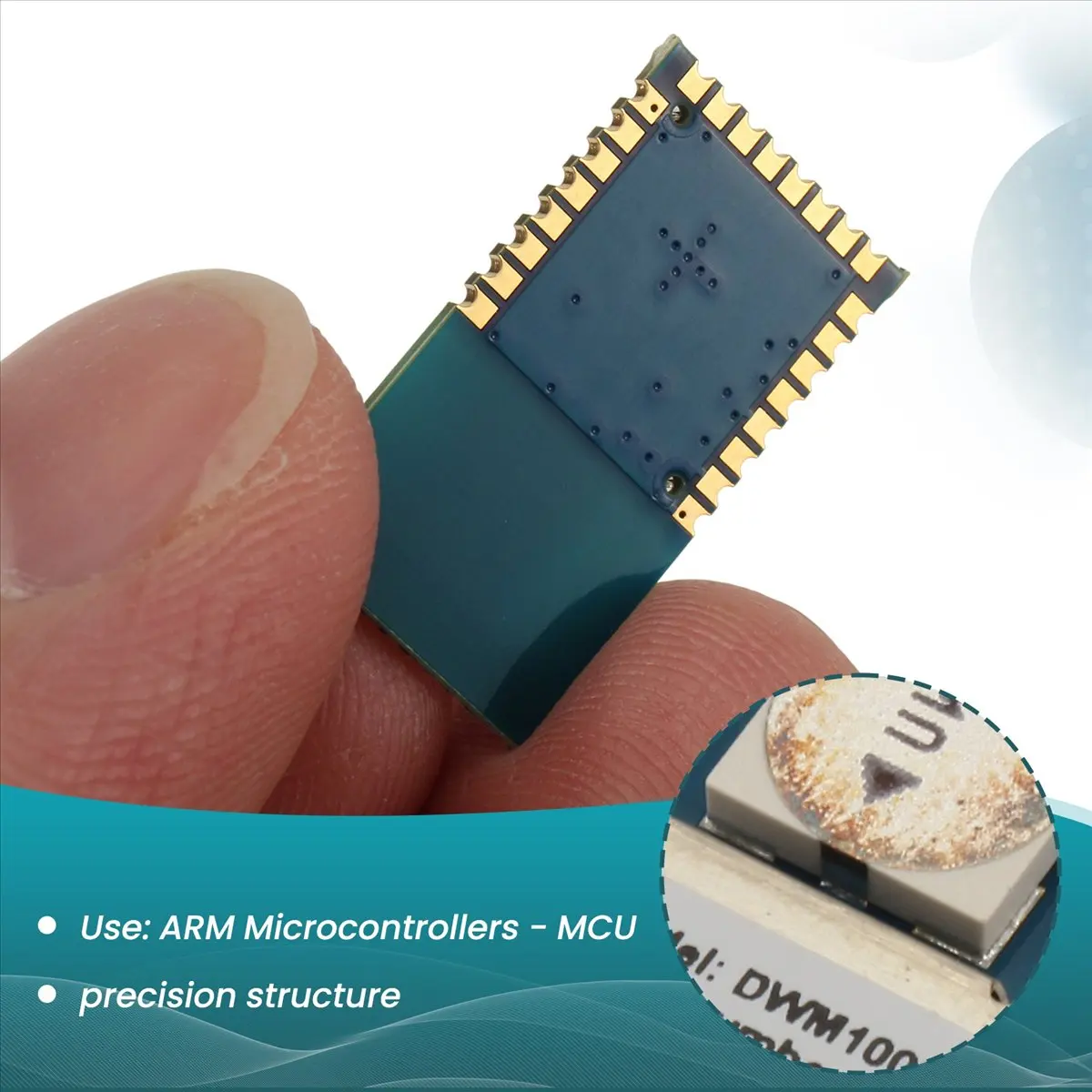 

Punctual- DWM1000 BU01 UWB Indoor Position Module DW1000 3.3V High Precision Ultra Wide Ranging Module with Indoor Positioning