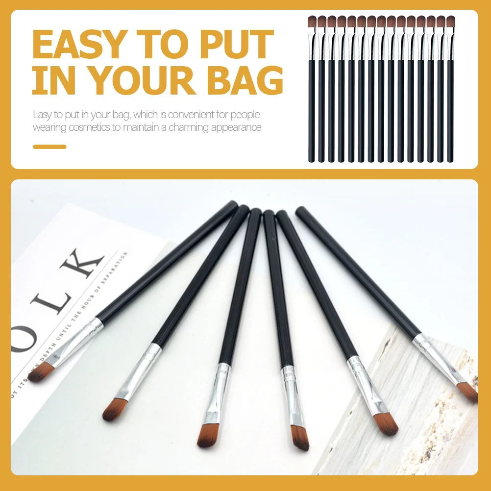 25 قطعة من فرش المكياج عالية الجودة للعين والشفاه وتظليل الحاجب ومزج بطانة دقيقة للاستخدام اليومي للنساء #6