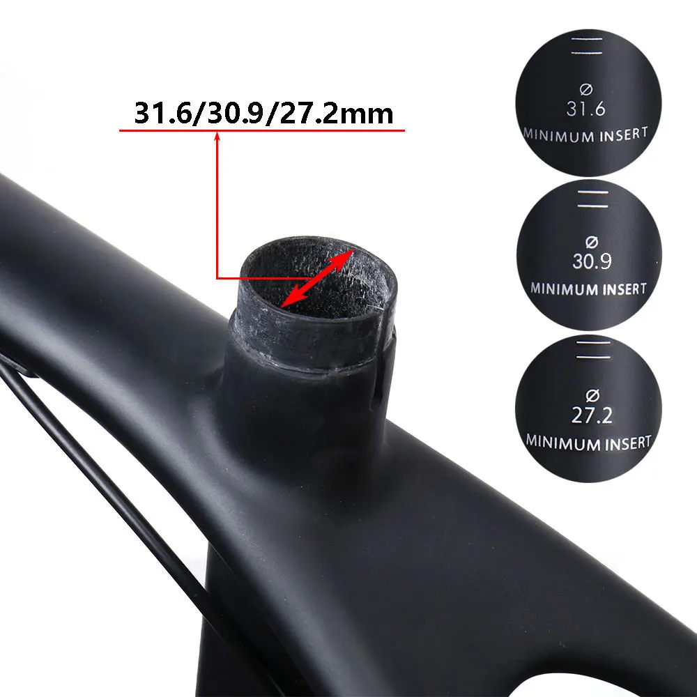 ELITA ONE MTB Carbonfaser-Sattelstütze 27,2/30,9/31,6mm Mountainbike/Rennrad Sattelstütze UD Matt 300-450mm – Detail 8
