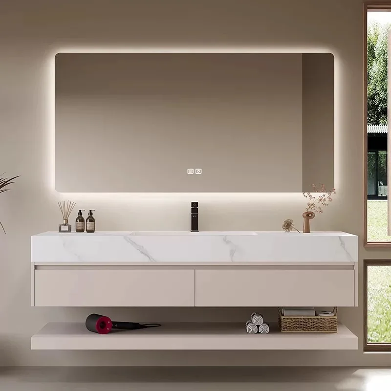 مجموعة زينة الحمام الحديثة الفاخرة مخصصة للفنادق حوض سيراميك متكامل وحوض خزانة حمام أنيقة #5