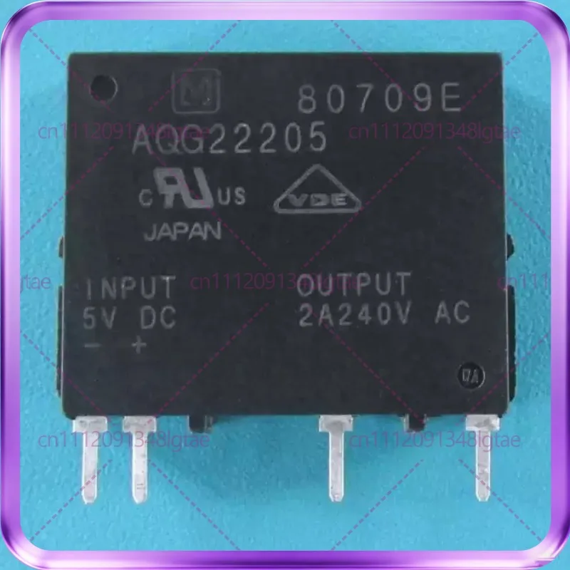New original AQG22205-5VDC solid state relay