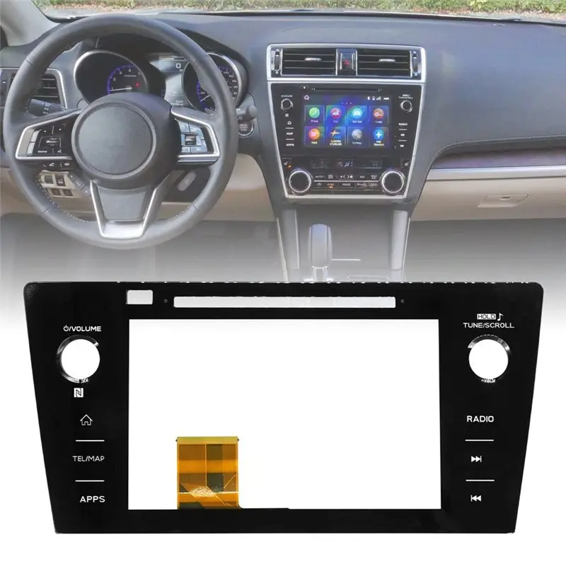 Car Radio Replacement Touch Screen Digitizer 86431-AL66A For Subaru Legacy Outback 2018-2019