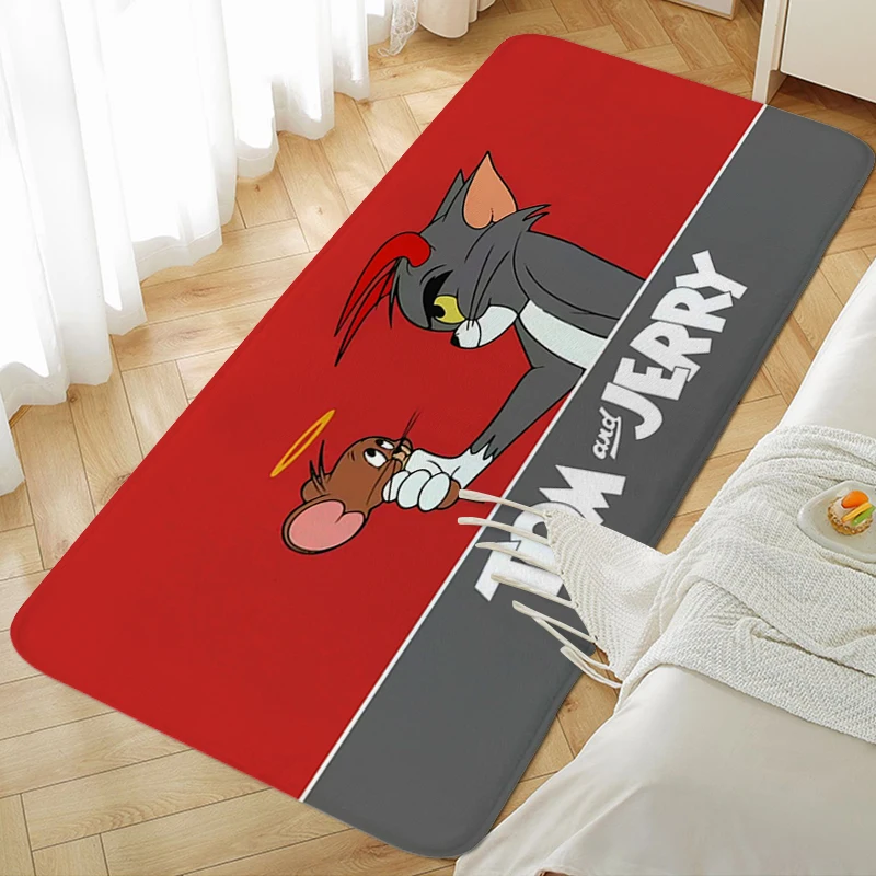 Carpet for Bedroom T-Tom and J-Jerrys Cartoon Hallway Veranda Floor Mat Funny Kitchen Treadmill Rugs Modern Home Decoration