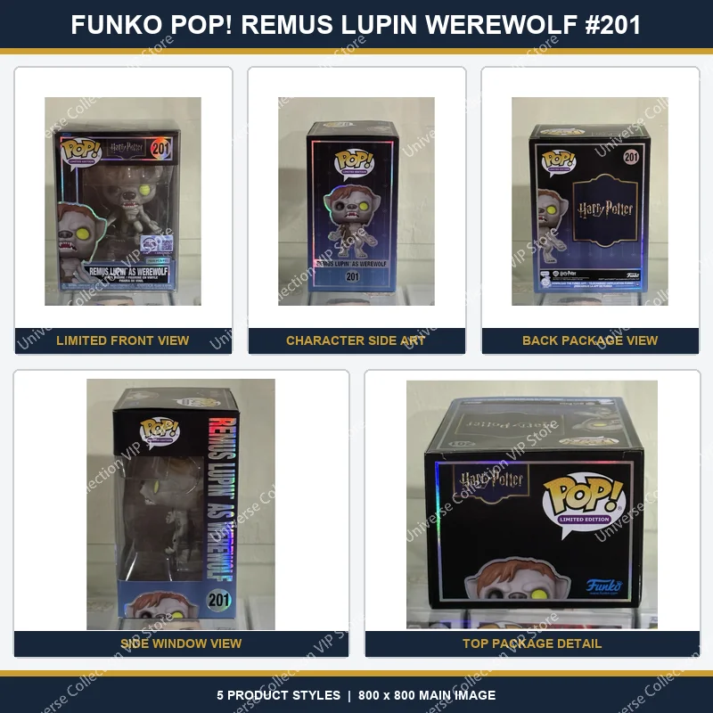 Funko Pop Harry Potter Remus Lupin Werewolf Form Collectible Figure Wizarding World Character Display Ornament Gift for Fans