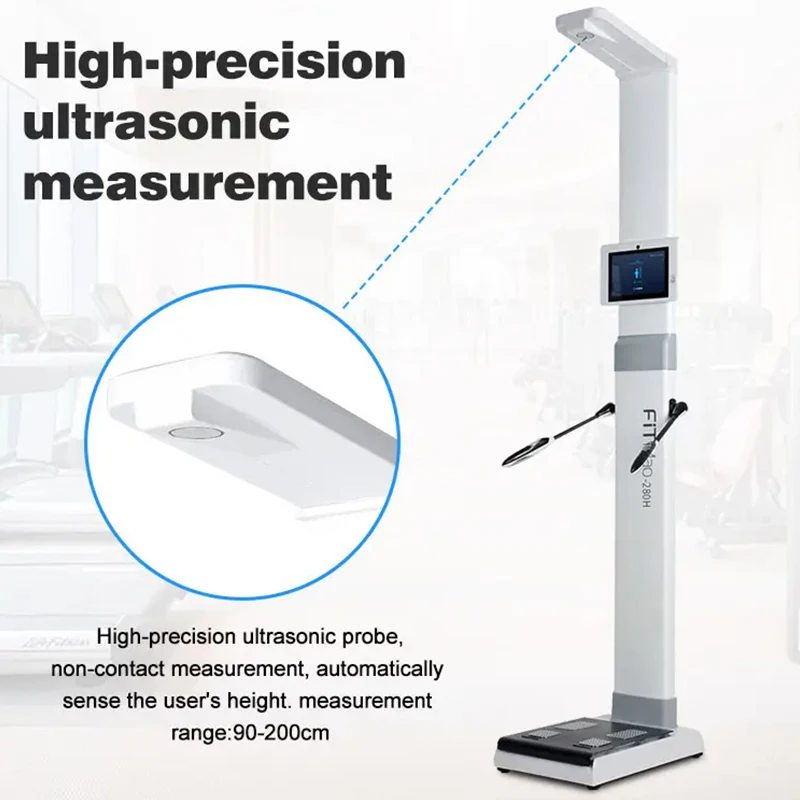 Human-body Elements Analyzer Body Composition Analysis Machine Skin BMI Height Weight Body Fat analyzer Machine