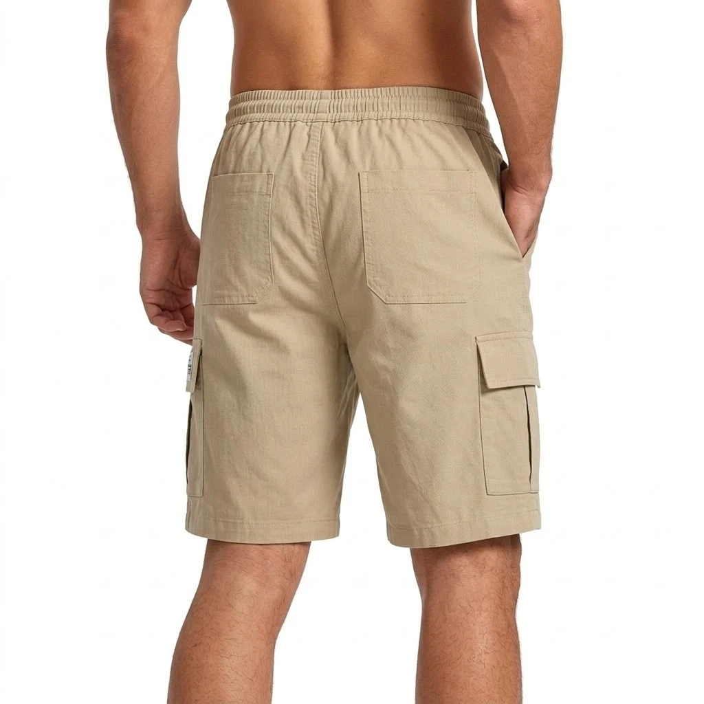 Summer Cargo Short Pants Men Casual Bermuda Shorts Loose Multi-Pocket Knee Pants Beach Hiking Gym Man Jogging Tactical Shorts