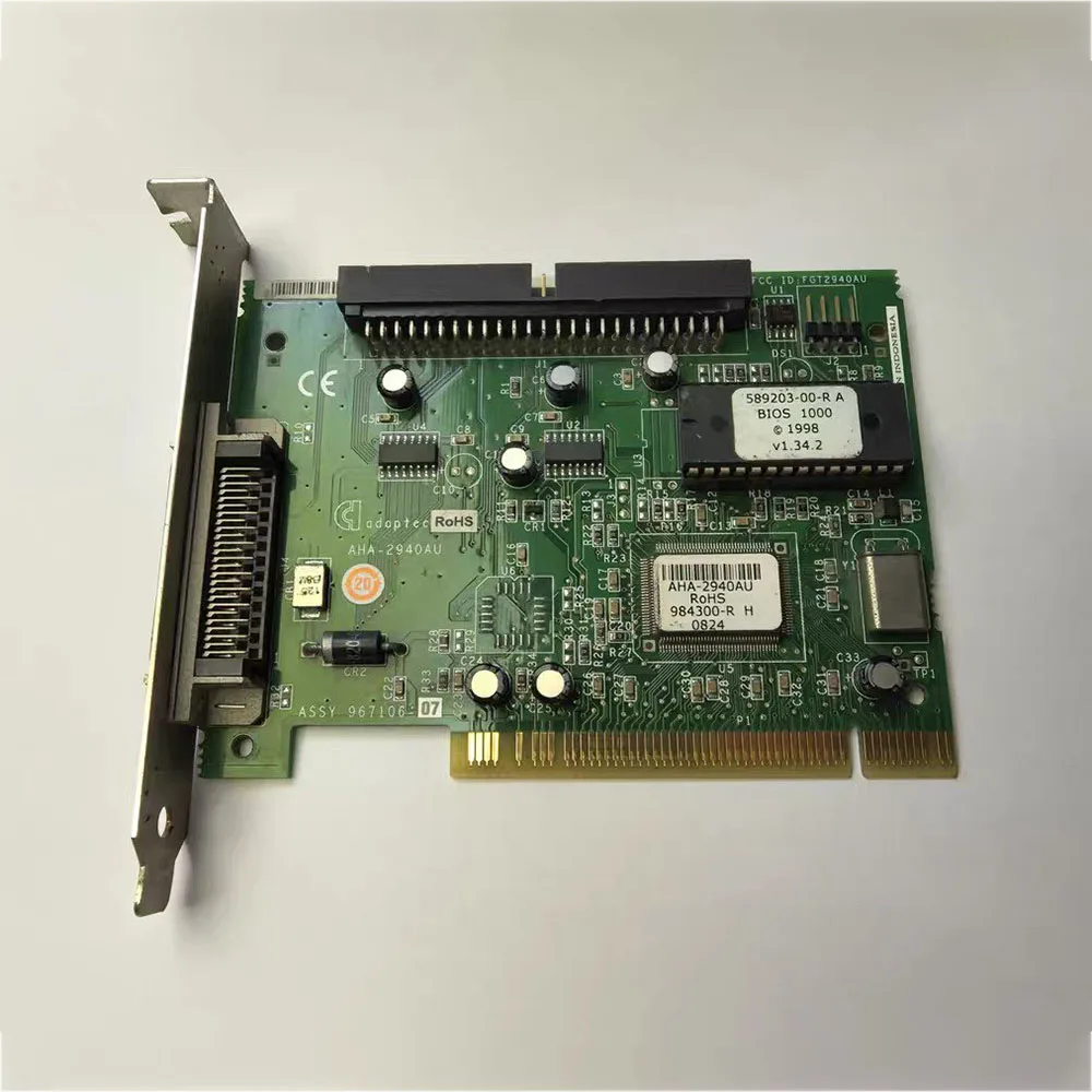 AHA-2940AU cartão SCSI BIOS 1000 versão interface SCSI de 50 pinos