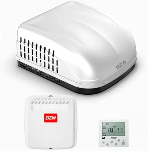

Кондиционер для автодомов BZW 15 000 BTU – 110-120 В, только охлаждение, простая установка, все в одном, белый