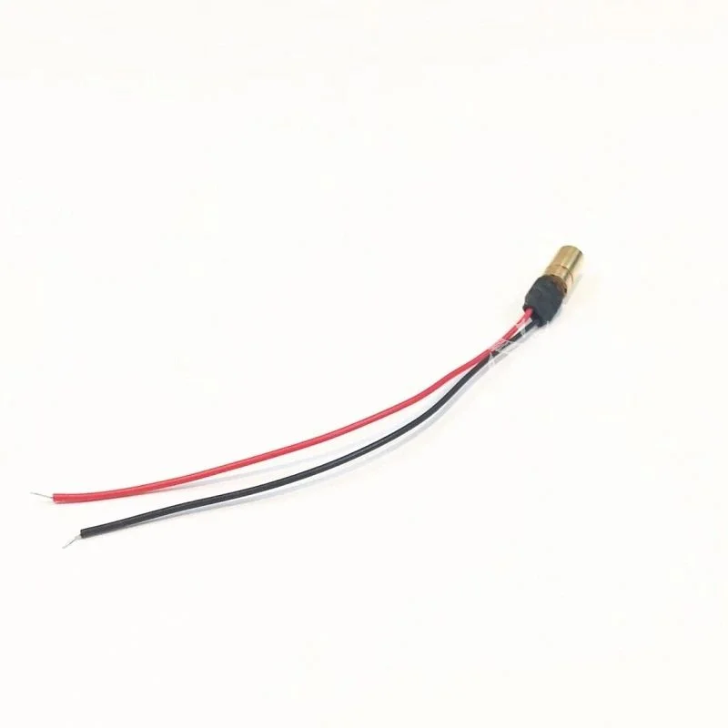 1 5 10 pcs 6mm industrial grade laser module 650nm 5mw 3v-5v 6mm straight line crosshair adjustable focal length red light