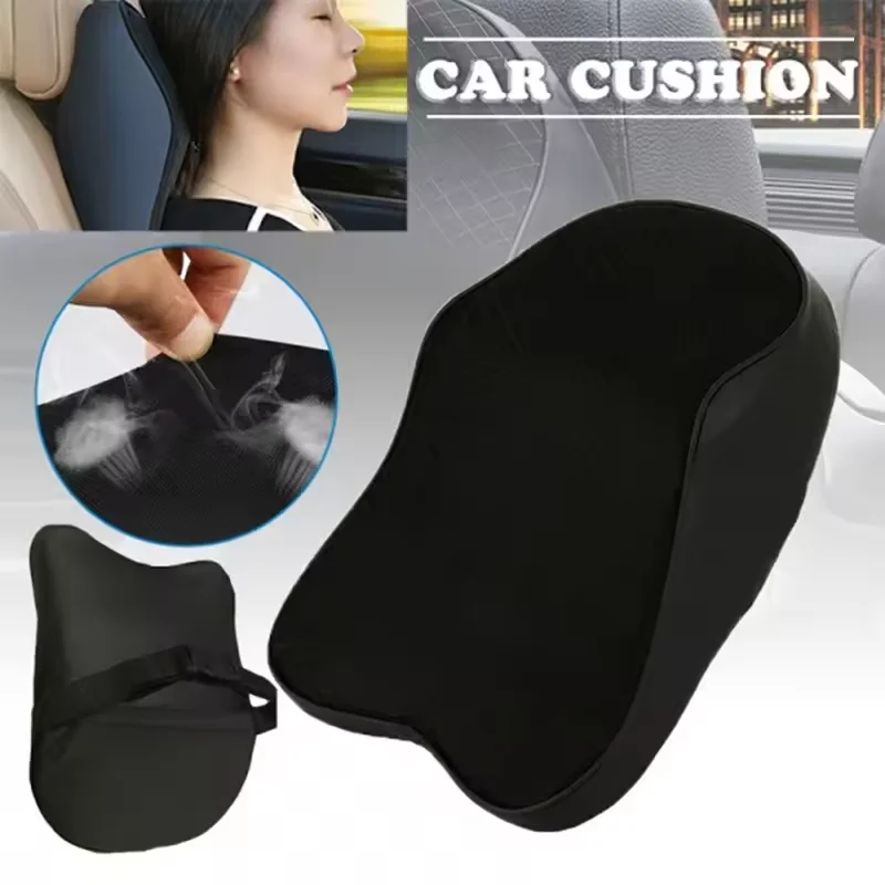 Breathable Car Headrest Seat Cushion Memory Foam Pillow Head Support Neck Rest for Cars Travel Pillows 3D Memory Foam Neckrest image 2
