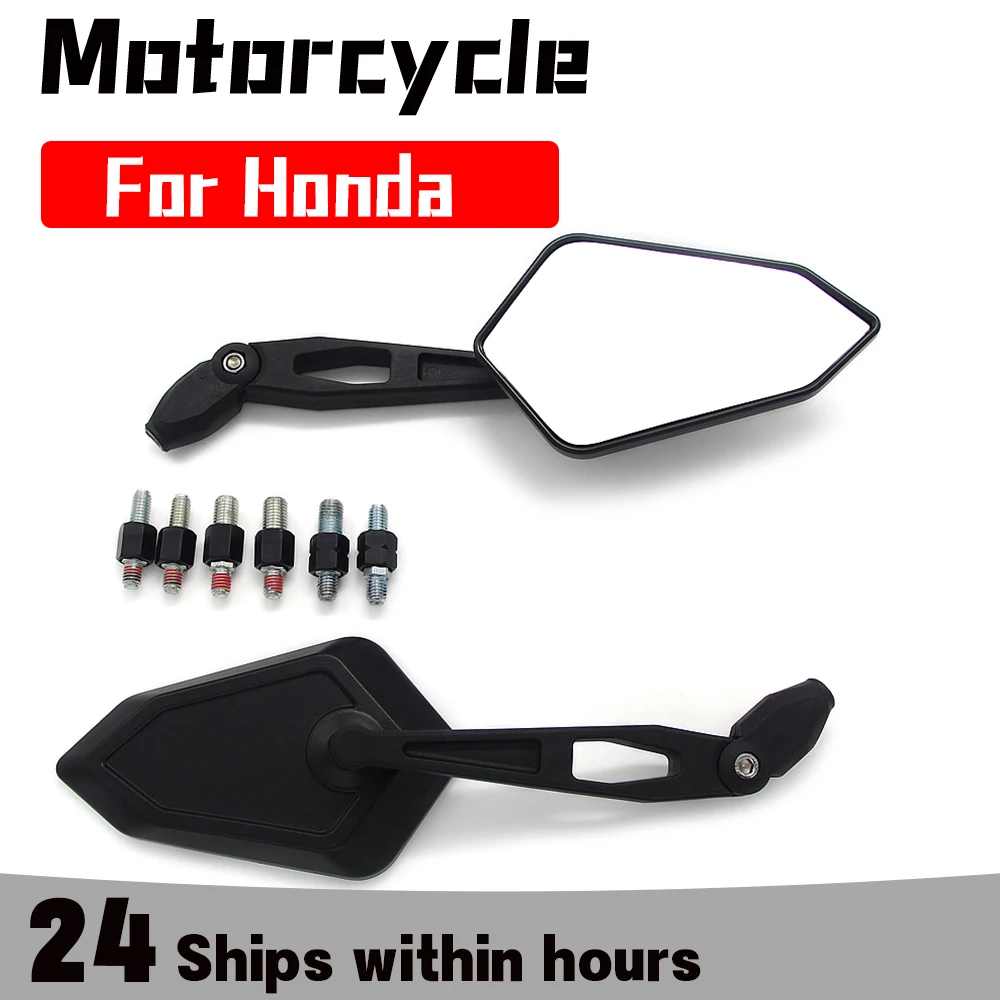 

2 шт. зеркало заднего вида для мотоцикла Honda NT650 NT400 BROS 400 VTR250 MC33 CB250 Hornet CB600 CB600F Hornet 600 NC700