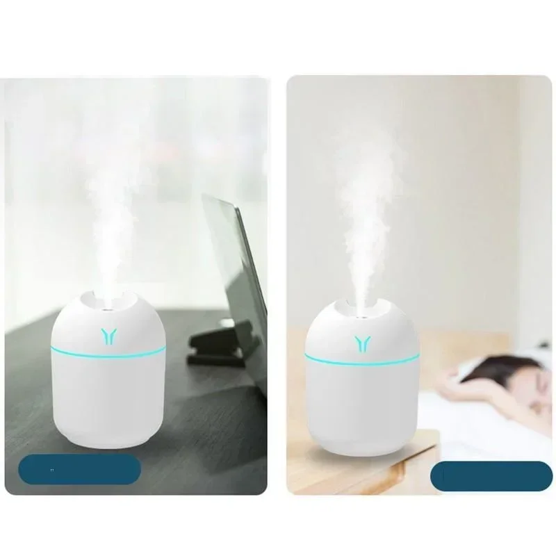 250ML Mini Air Humidifier Romantic Light USB Essential Oil Diffuser Car Purifier with LED Light Aromatic Anion Mist mist sprayer