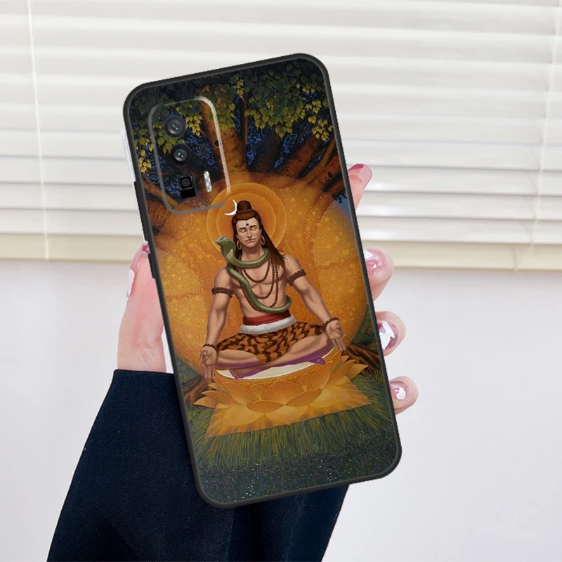 God Diety Hindu Ganesha Shiva Case For Xiaomi POCO F5 X5 X3 Pro M6 M5 M5s F3 F4 X4 GT 12X 12T 11T Pro 12 13 Lite Coque