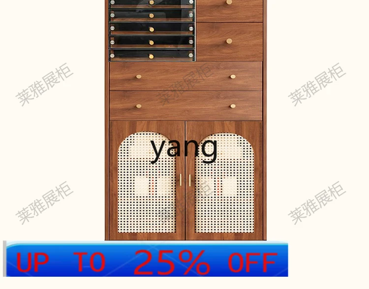 

LMM Nail Display Cabinet Gel Polish Storage Cabinet Wall-Mounted Floor-Standing Nail Storage Cabinet