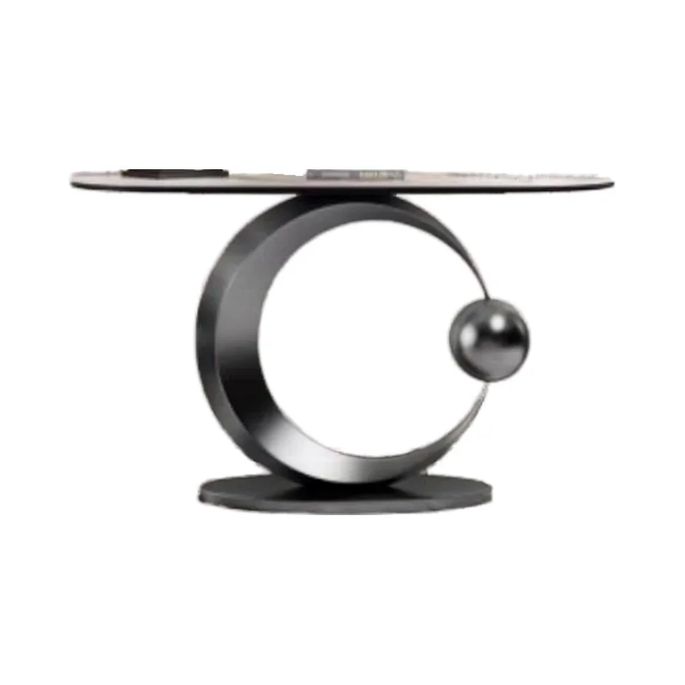 Slate foyer table, luxury living room furniture, Chinese high-end wall-mounted ornaments, entrance