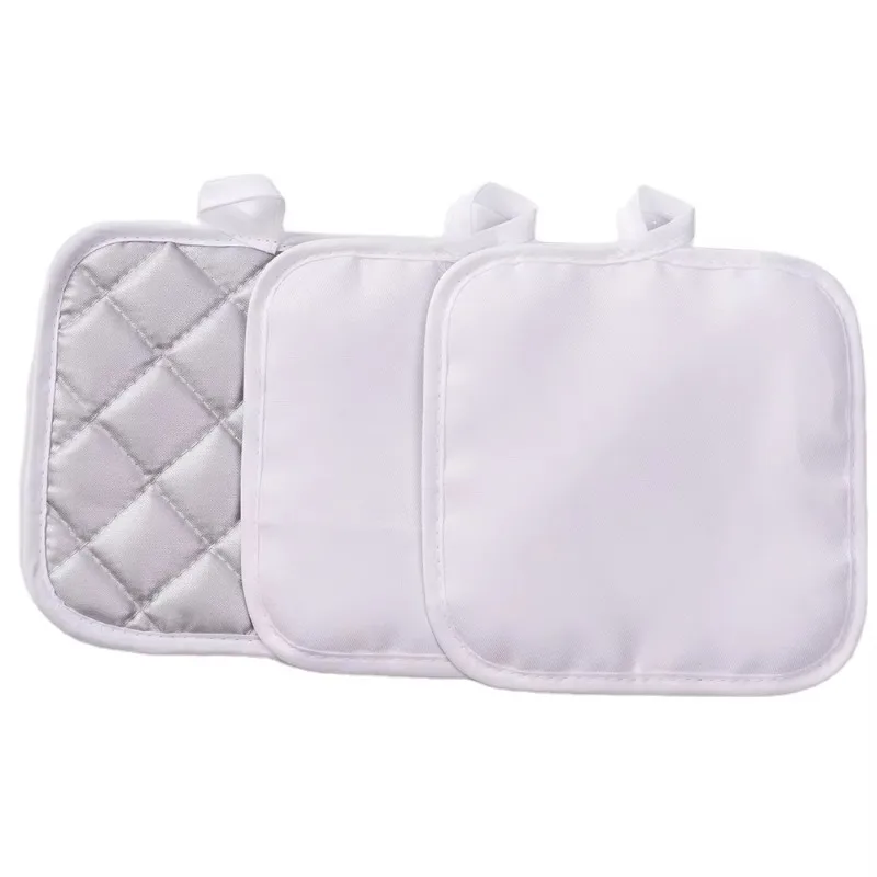 Linen pot holder blank printing kitchen cookware sublimation pot holder pad