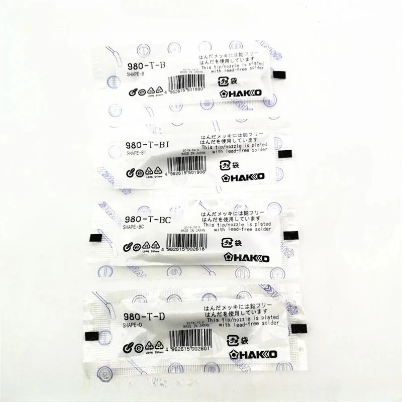 

Original 980 Series Soldering Iron Tips for HAKKO 980/981 Welding Station – Genuine Replacement Parts & Repair Accessories
