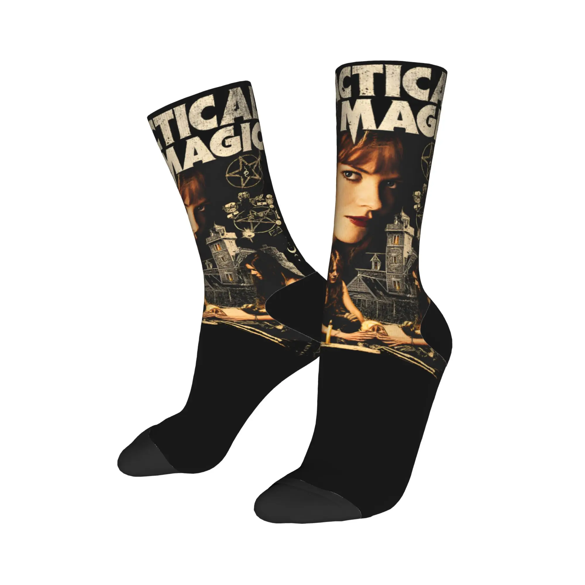 Practical Magics Socks Owens Sisters Korean Stockings Men Medium Soft Climbing Socks Autumn Graphic Anti Skid Socks