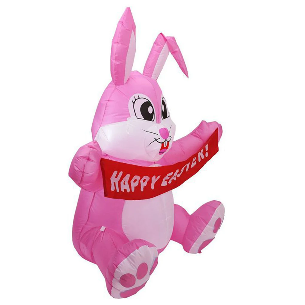 

Inflatable Easter Animal Shaped Ornament LED Light Decoration Garden Courtyard Living Room Festival Decor US Plug