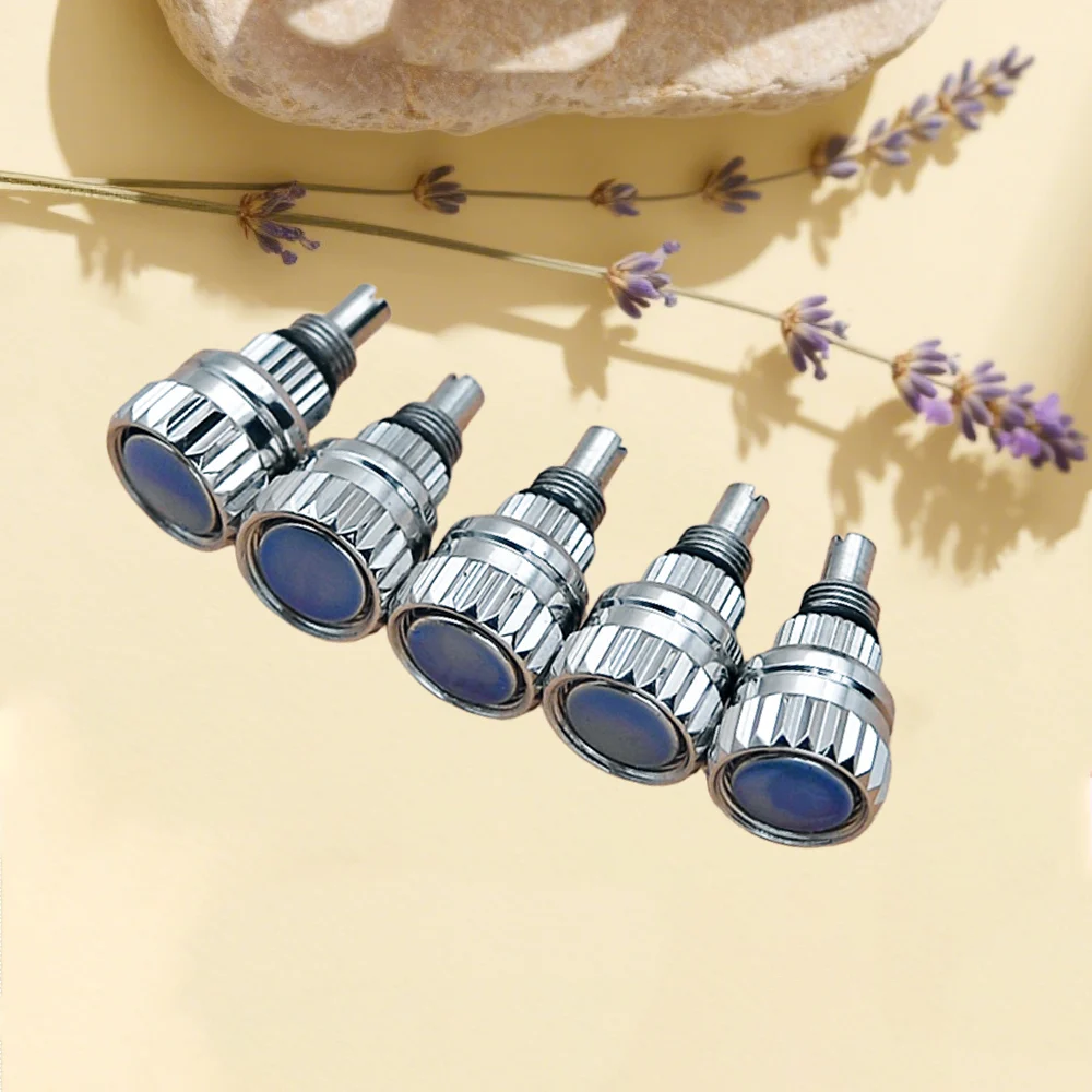 Silver Gold Watch Case Crown Screw Pusher Fit For Daytn 116500 116520 Watch Case Watchmaker Aftermarket Repair Parts