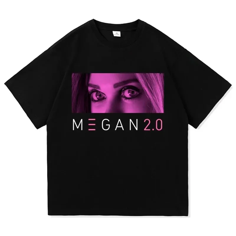 فيلم الرعب M3GAN 2.0 تي شيرت 2025 موضة الهالوين ريترو الرجال/النساء الملابس خمر Harajuku بلايز عالية الجودة بلايز