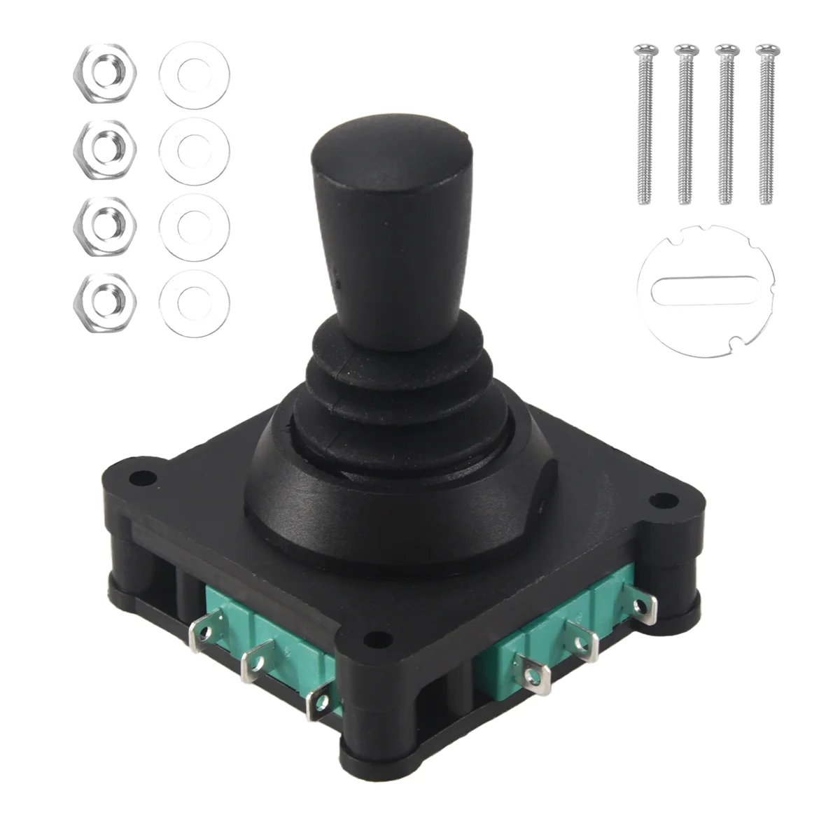 

Joystick Switch AC 240V 5A 4NO 4NC Momentary 2.5mm Fixing Thread Joystick Switch