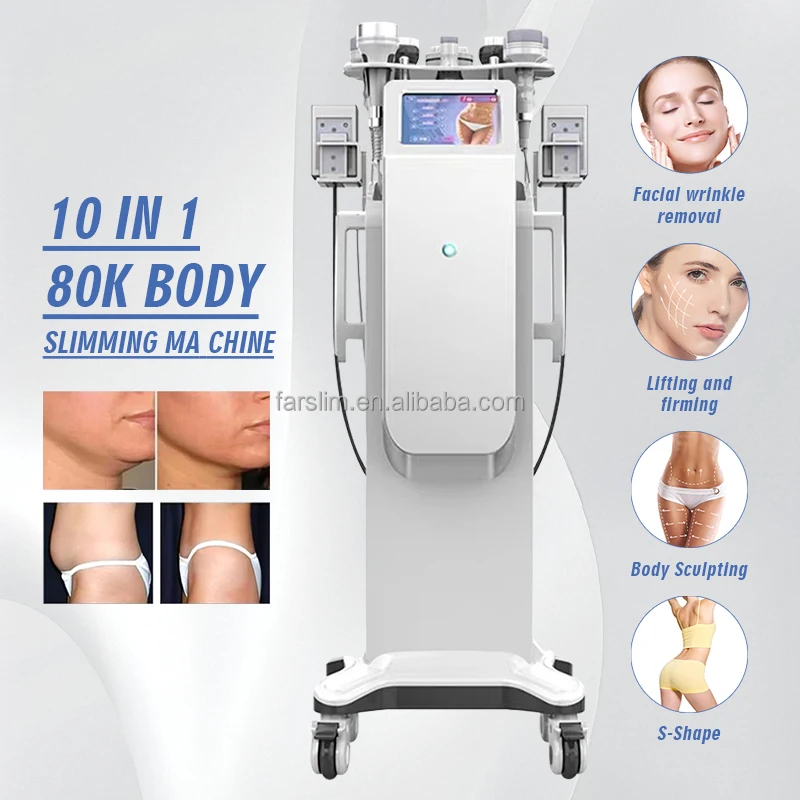 80k Body Sculpting Face Lifting Vacuum Slimming Device Beauty Salon Weight Weight Lose Device Breast Massager