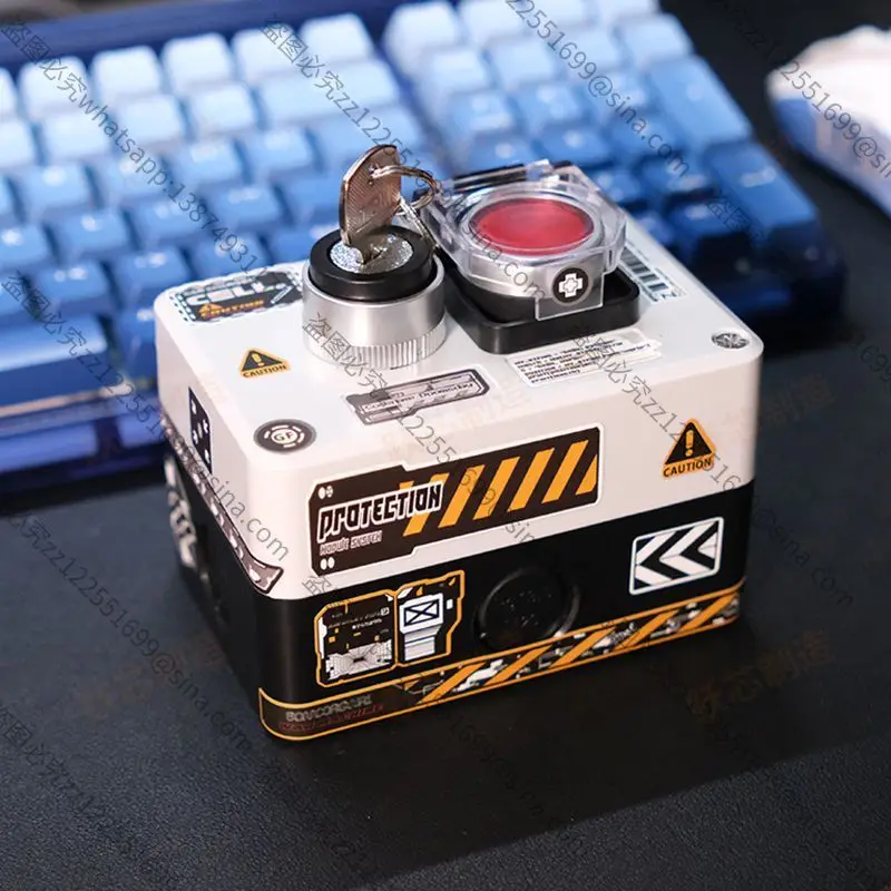 Wireless Desktop Computer One-Click Start Switch Boot DIY Key External Dual Chassis Decision Suitable for Major Computers