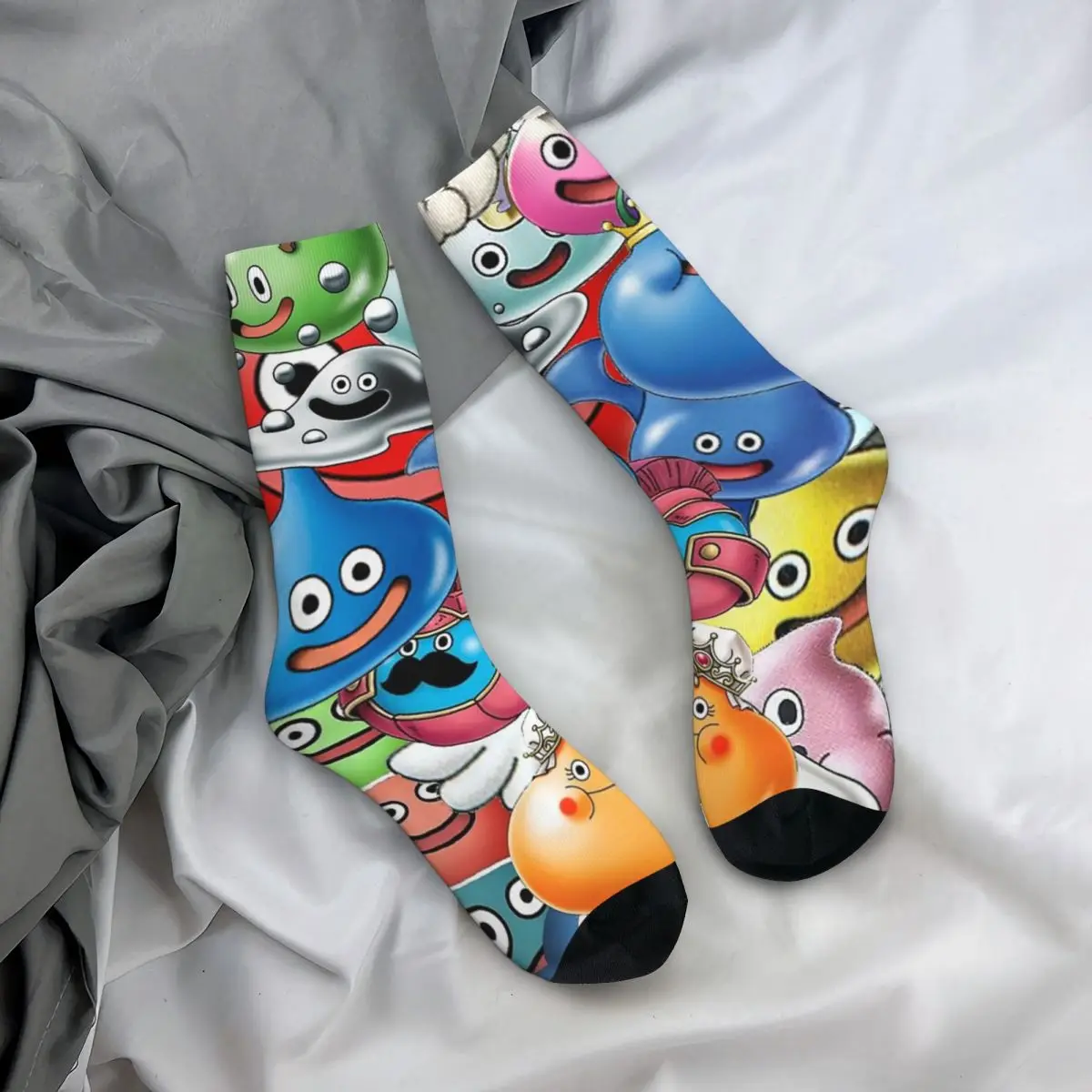 Dragon Quest Slimes Socks Harajuku High Quality Stockings All Season Long Socks Accessories for Unisex Gifts image 4