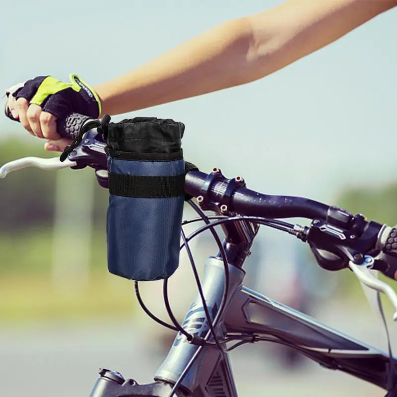 

Bicycle Cup Holder Rubber Zipper Cup Holder Reusable Water Bottle Bag Bicycle Cup Holder For Travel Daily Life Camping Exercise