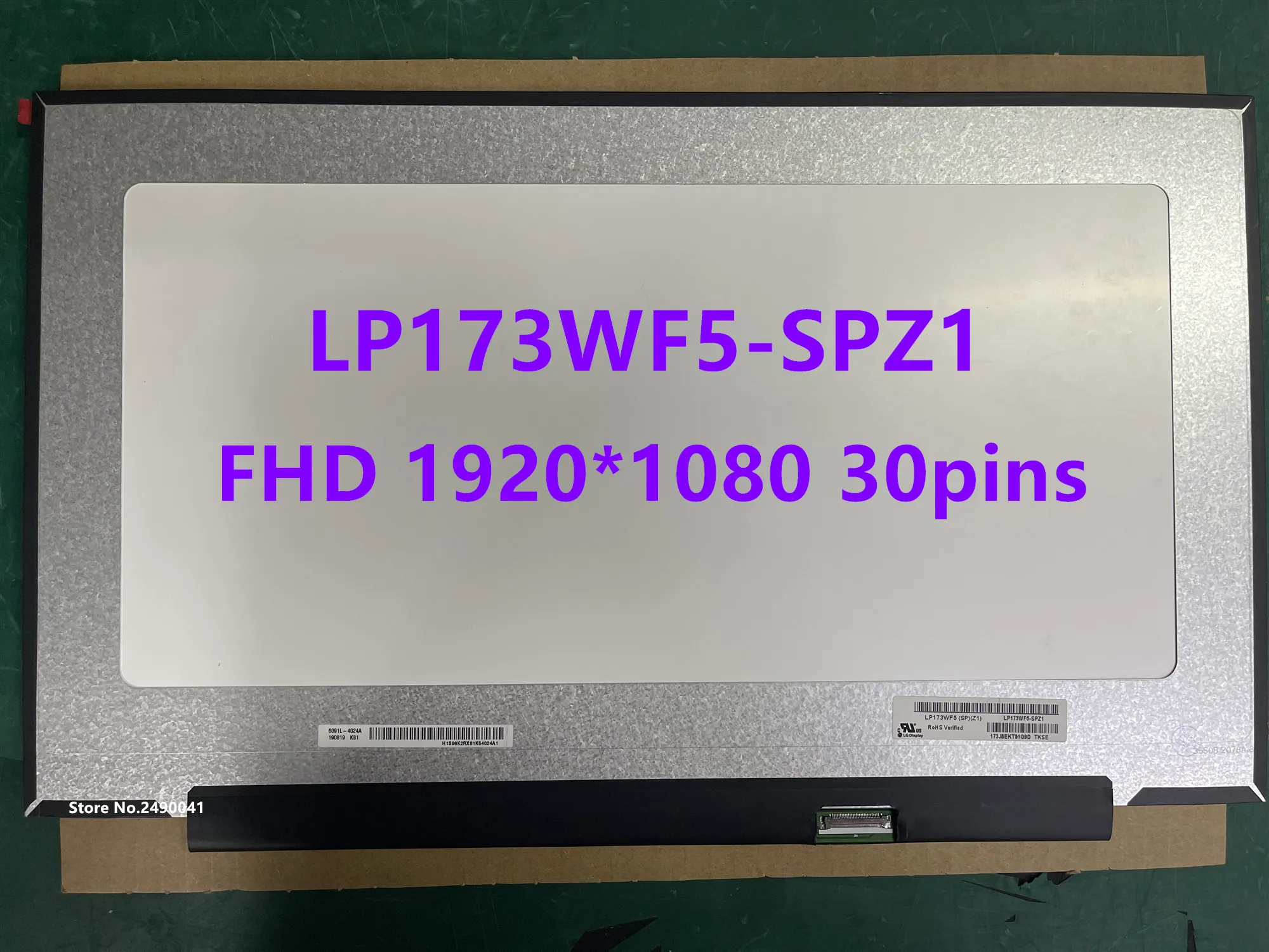 

LP173WF5 SPZ1 LP173WF5-SPZ1 LP173WF5 (SP)(Z1) 17.3'' IPS Laptop LCD Screen Panel 1920*1080 EDP 30 PIN