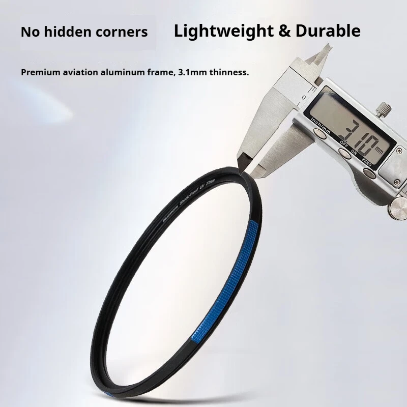 Haida Bluestone Sapphire Anti-Shatter UV Lens Protector Nano Multi-Coated Double-Sided No-Dark-Corner DSLR Filter