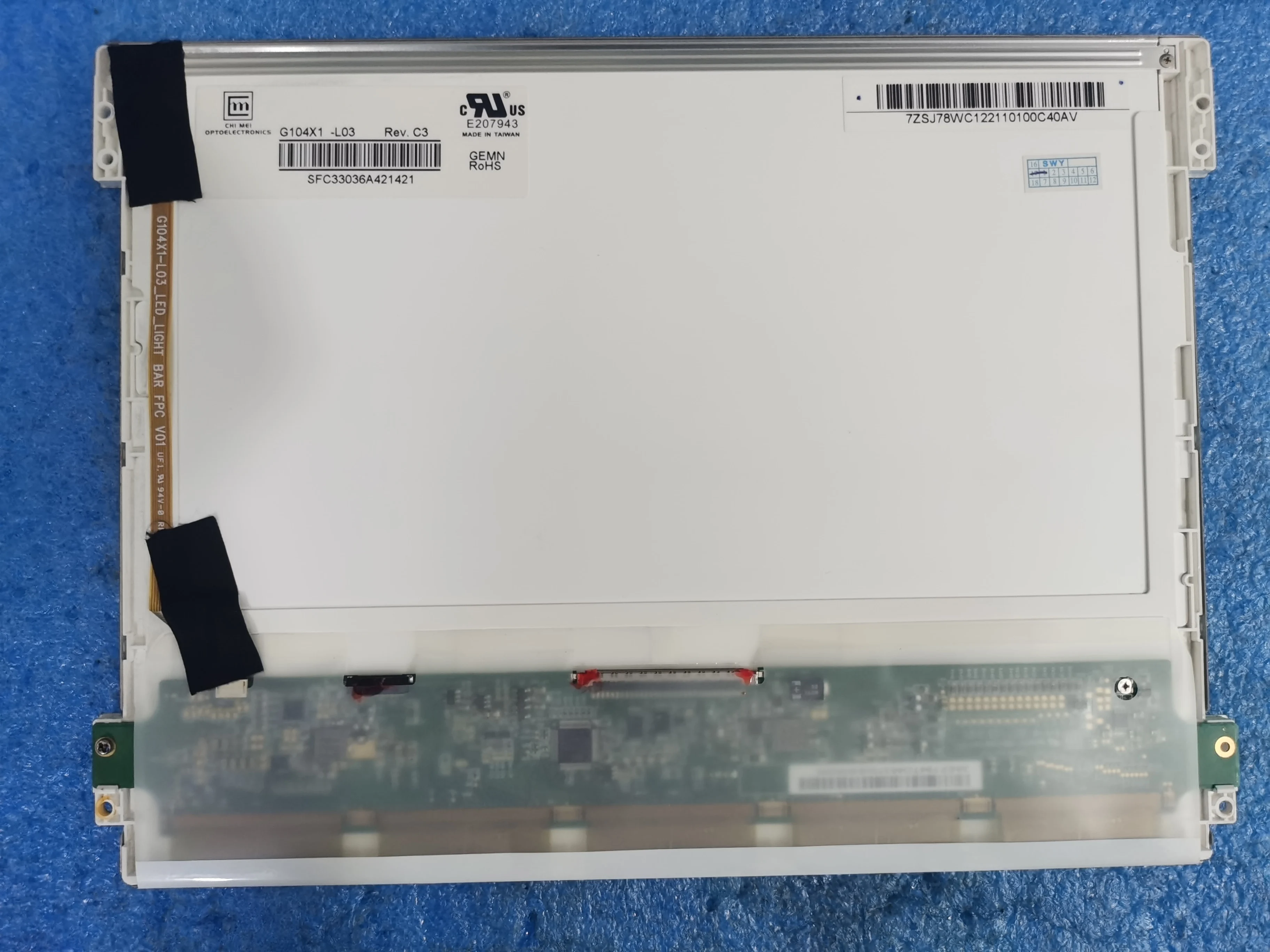 

Original G104X1-L03 10.4-inch LCD screen, tested and shipped