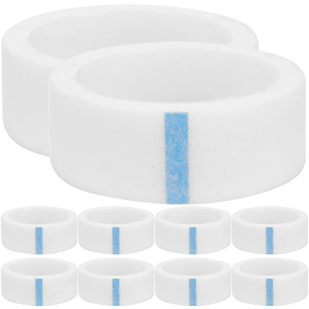 

10 Rolls Eyelash Tape Extensions Lift Easy to Tear No Adhesive Residue Hair Tapes for Non-woven Fabric Meter