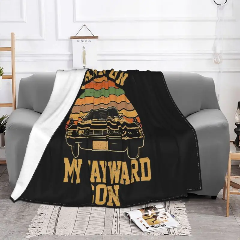 Supernatural Carry On My Wayward Son Blanket High Textile Super Warm Bedding Travel For Sofa Bedroom