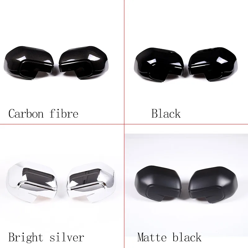 For Ford Maverick 2022 ABS Carbon Fiber/Black Car Rearview Side Mirror Decorate Cover Trim Sticker Exterior Accessorie