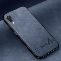 Silicone bumper Case For Huawei P20 Pro enjoy 9 9e plus Y9 2019 leather Case For Huawei Honor 8A Play 3e y6 y7 pro 2019 Case
