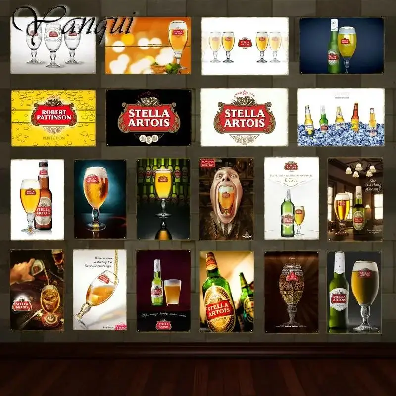 Retro Wine Beer Bra…