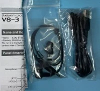 VS-3 PTT Headset Bluetooth - for IC-705 R30 ID-52 Two-Way Radio Walkie-Talkie Etc